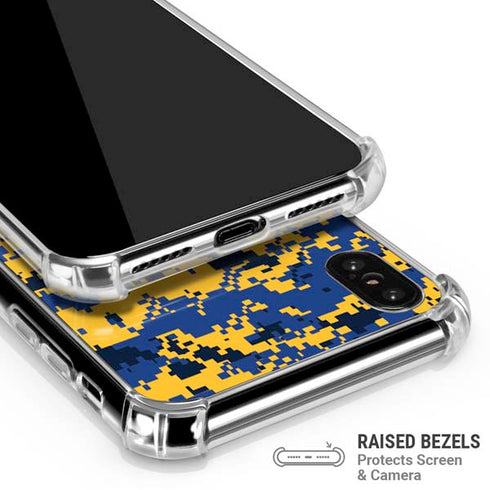 NBA Denver Nuggets Digi Camo iPhone XS Max Clear Case